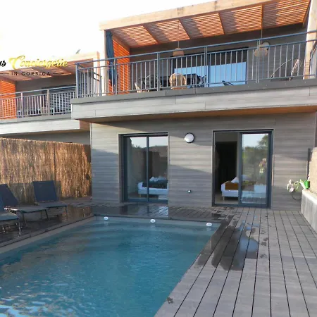 Villa N5 Piscine Chauffee Privee Jardin 5 Min Page St Cyprien Keysconciergerie In Corsica Lecci